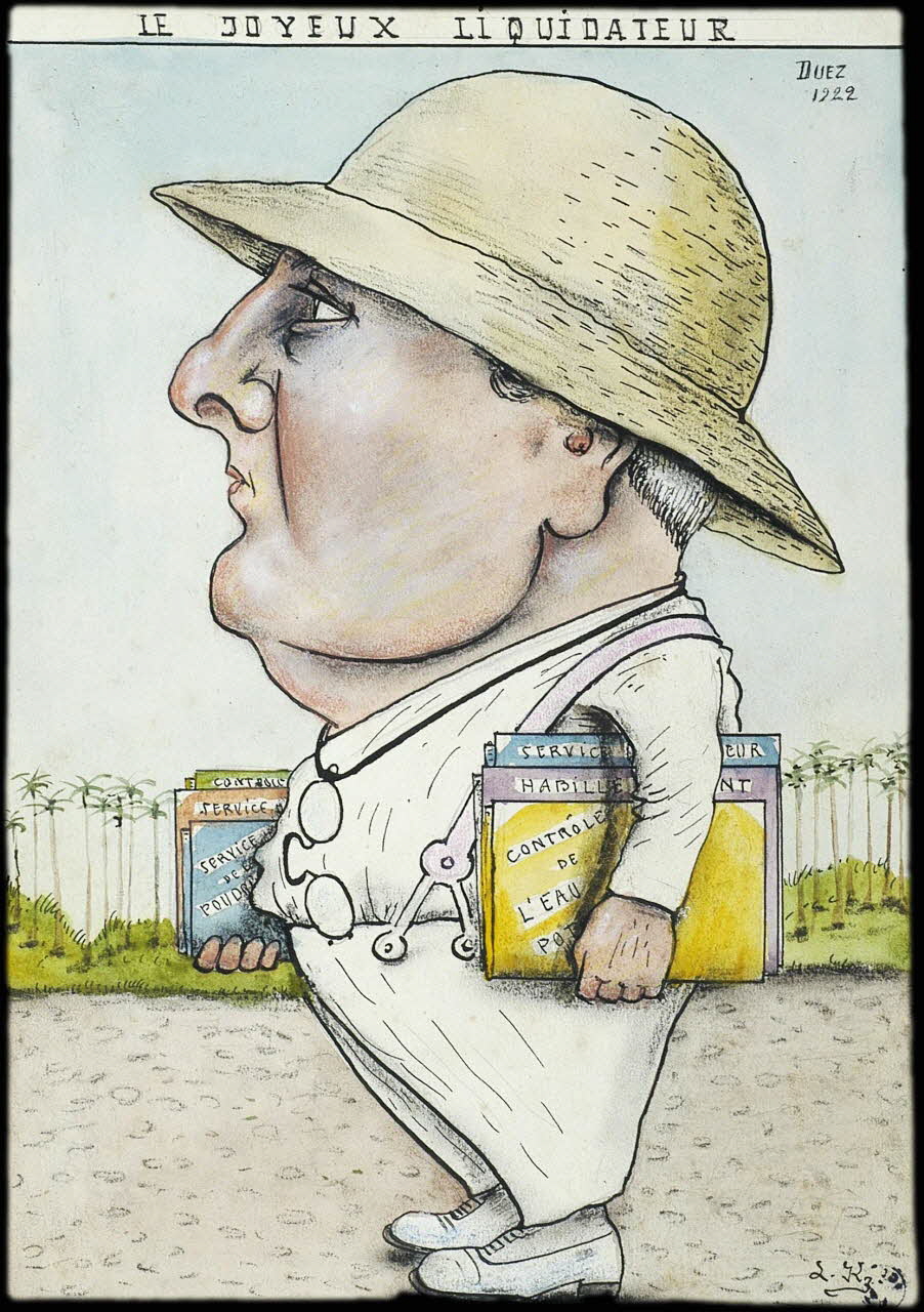 L.K. dessin LE JOYEUX LIQUIDATEUR Guyane, France 1920-1924 2001.41.38 Photo