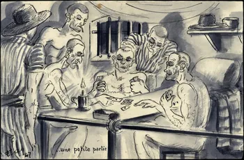 Francis Lagrange partie d'un ensemble de dessins .. une petite partie Guyane, France 1947 2001.42.9 Photo