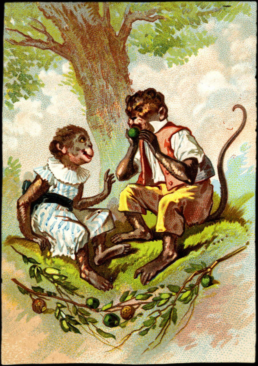 Romanet carte réclame chromo Paris 1877-1907 1995.1.793.4 Photo