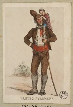 Frick ; Lalonde G. estampe 50 Costumes des Pyrenées  pris d'après Nature  HAUTES PYRENEES. Paris 1855-1865 1936.1.101 Photo