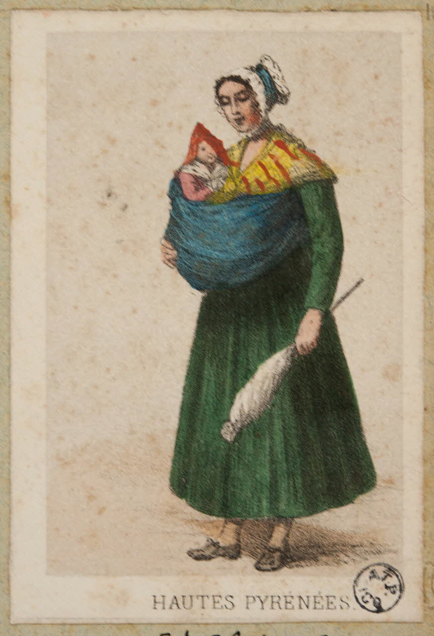 Frick ; Lalonde G. estampe 50 Costumes des Pyrenées  pris d'après Nature  HAUTES PYRENEES. Paris 1855-1865 1936.1.102 Photo