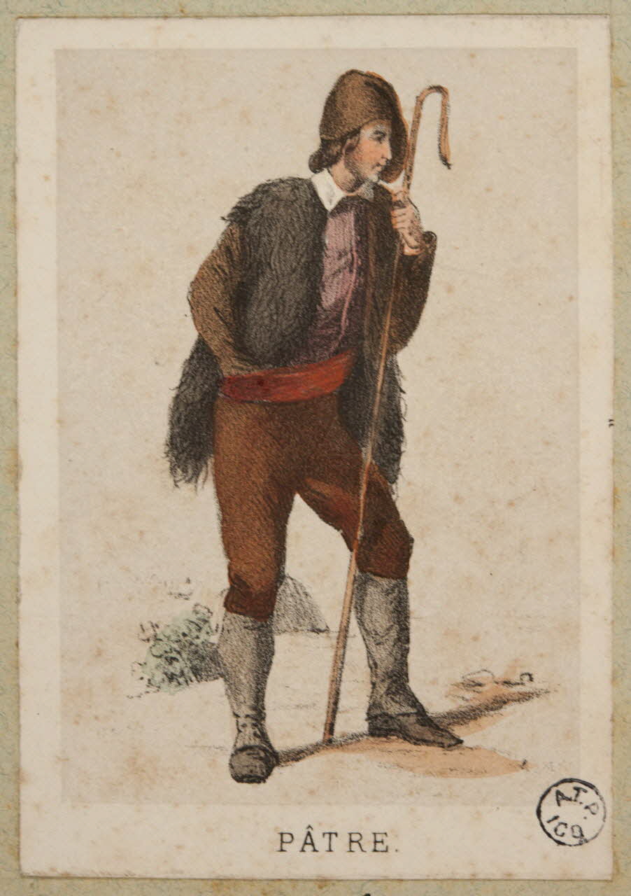 Frick ; Lalonde G. estampe 50 Costumes des Pyrenées  pris d'après Nature  PÂTRE. Paris 1855-1865 1936.1.104 Photo
