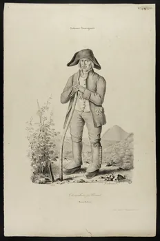Delorieux Alfred ; Beaulieu estampe Costumes Auvergnats. Paris 1843 1936.1.4 Photo