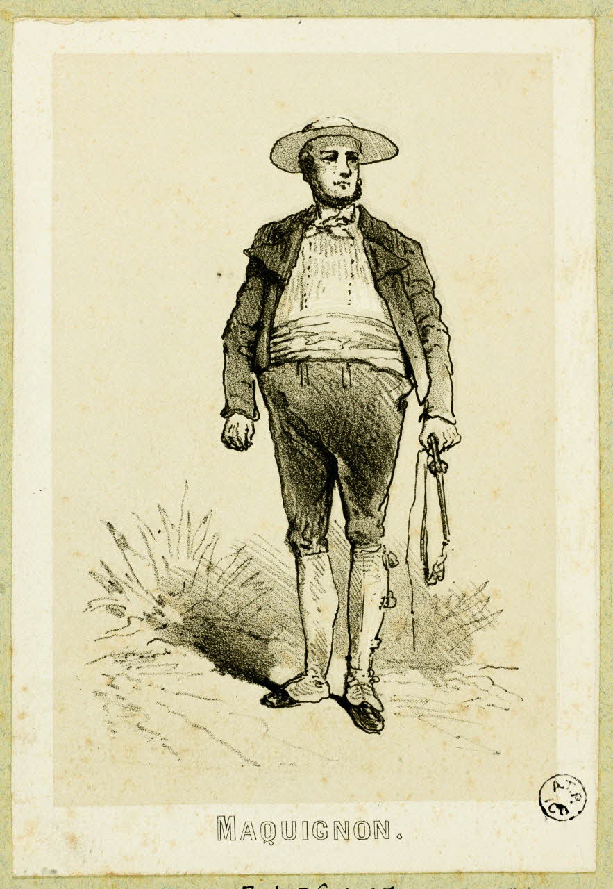 Montaut Henry de ; Lalonde estampe MAQUIGNON Paris 1845-1890 1936.1.47 Photo