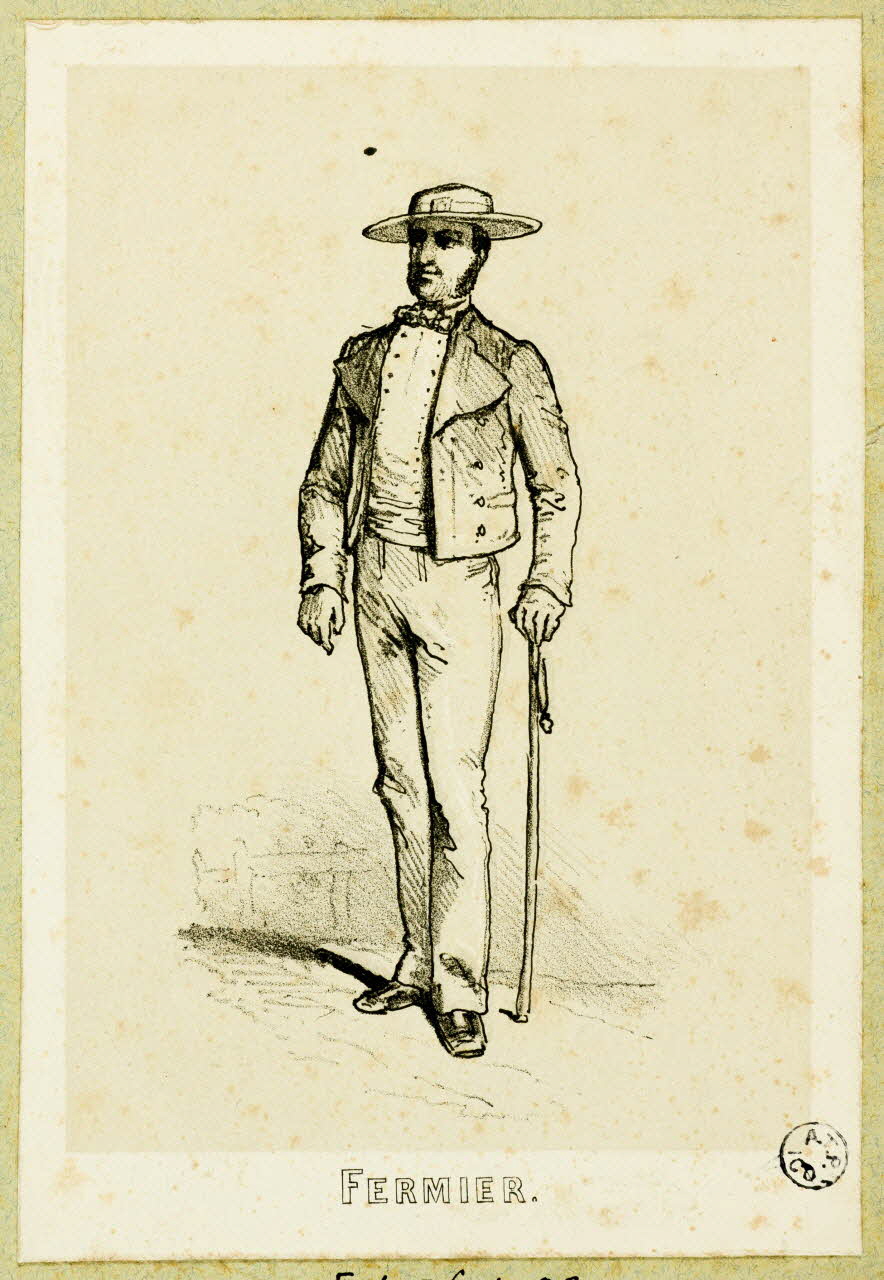 Montaut Henry de ; Lalonde estampe FERMIER Paris 1845-1890 1936.1.48 Photo