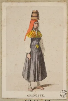 Frick ; Lalonde G. estampe 50 COSTUMES DES PYRENEES  pris d'après nature.  ASSOUSTE. Paris 1855-1865 1936.1.59 Photo