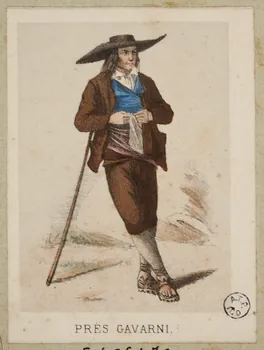 Frick ; Lalonde G. estampe 50 COSTUMES DES PYRENEES  pris d'après nature.  PRES GAVARNI. Paris 1855-1865 1936.1.79 Photo