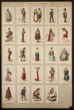 Frick ; Lalonde G. estampe 50 Costumes des Pyrenées  pris d'après Nature  LOURDES. Paris 1855-1865 1936.1.86 Photo