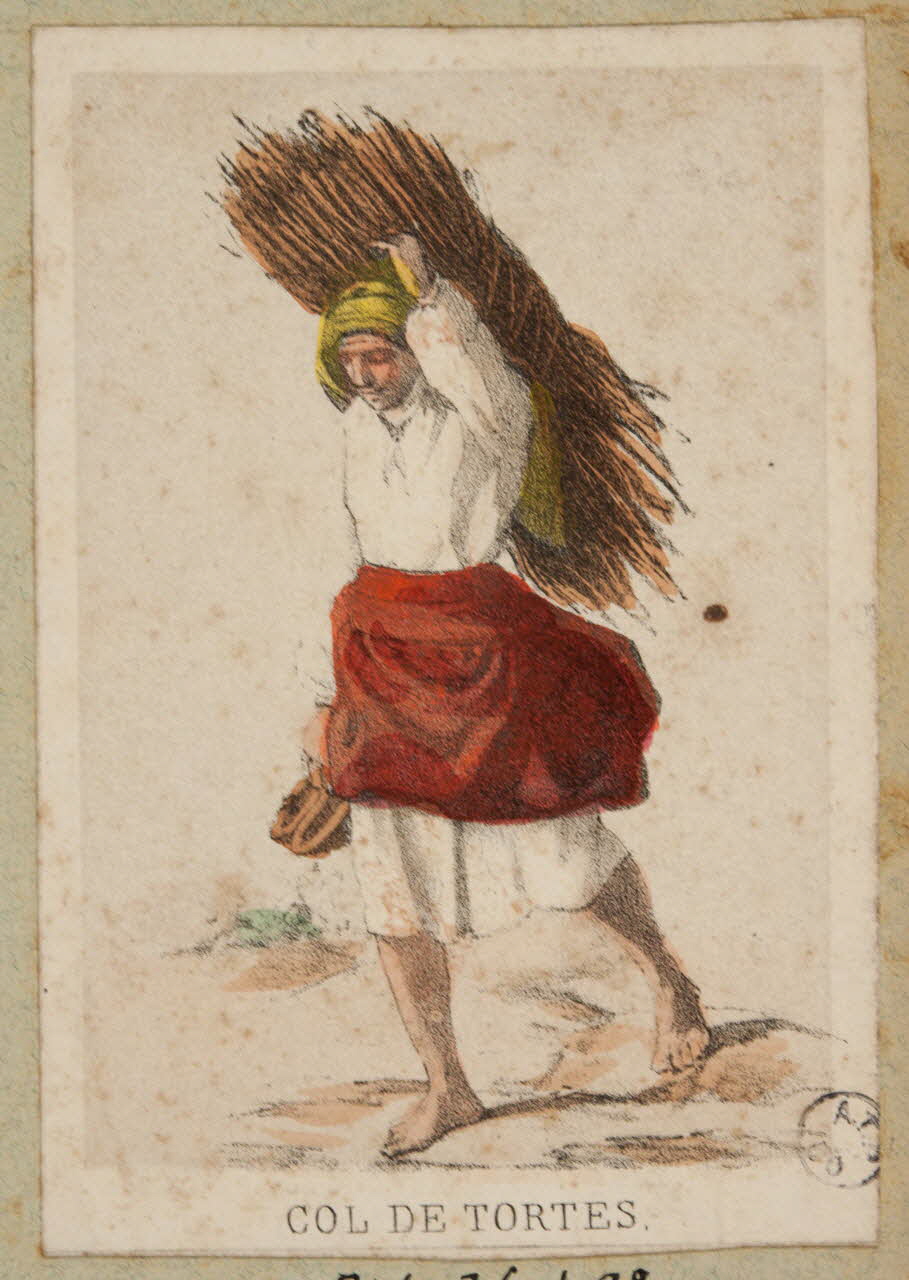 Frick ; Lalonde G. estampe 50 Costumes des Pyrenées  pris d'après Nature  COL DE TORTES. Paris 1855-1865 1936.1.92 Photo