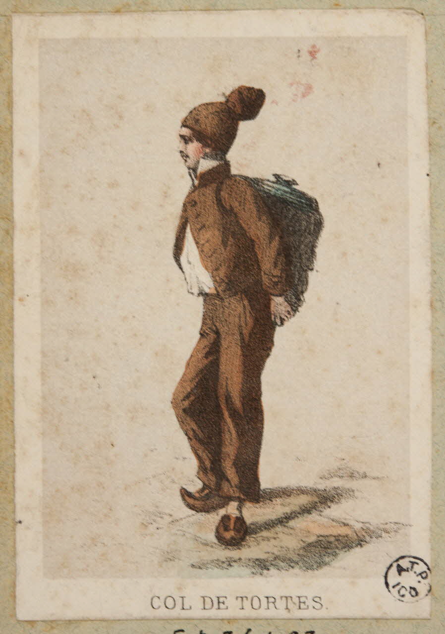 Frick ; Lalonde G. estampe 50 Costumes des Pyrenées  pris d'après Nature  COL DE TORTES Paris 1855-1865 1936.1.93 Photo