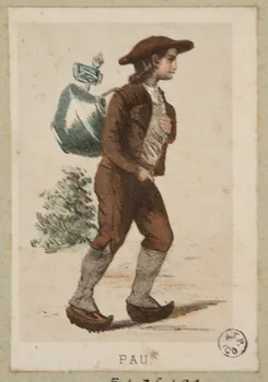 Frick ; Lalonde G. estampe 50 Costumes des Pyrenées  pris d'après Nature  PAU. Paris 1855-1865 1936.1.94  Photo