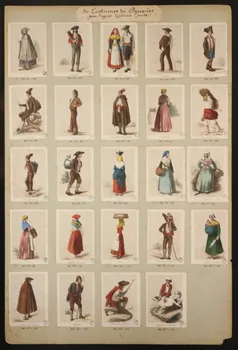 Frick ; Lalonde G. estampe 50 Costumes des Pyrenées  pris d'après Nature  PAU. Paris 1855-1865 1936.1.96  Photo