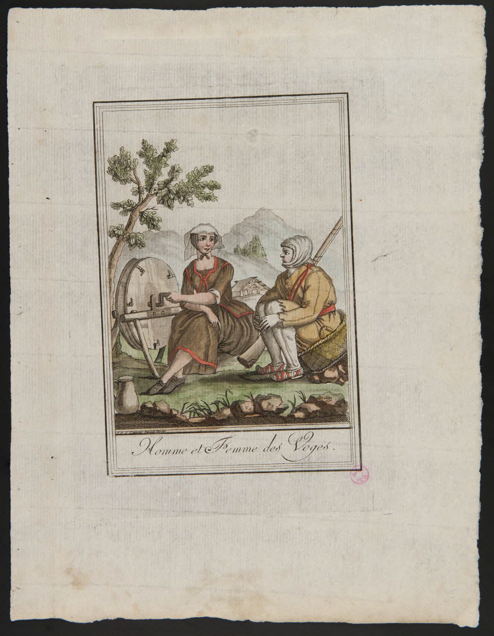 Boulay , Charles ; André Grasset de Saint-Sauveur ; Gihaut frères (impri imagerie ancienne Homme et Femme des Voges. Paris 1796 1938.1.21 Photo