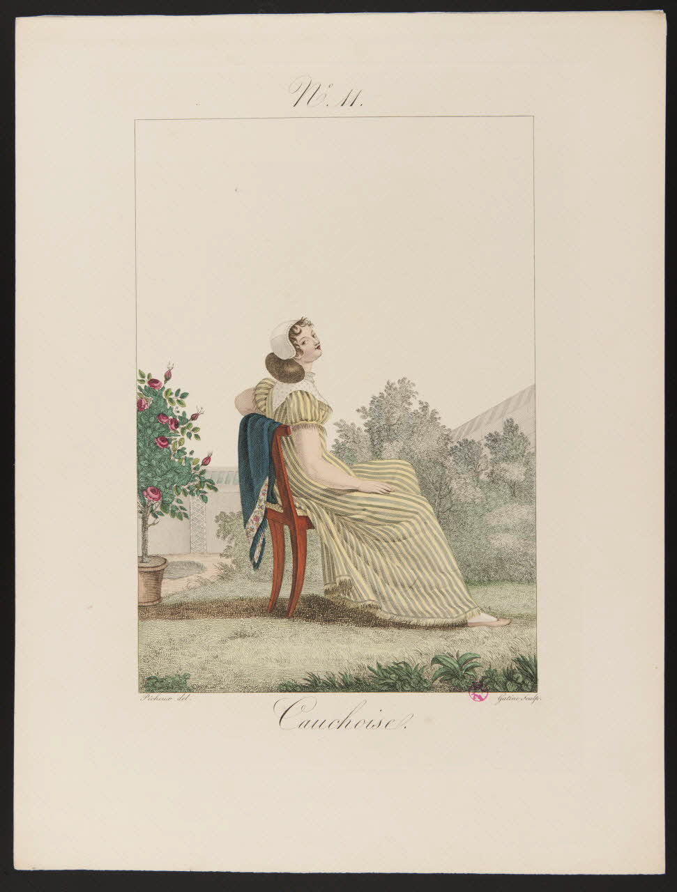 Georges-Jacques Gatine ; Benoît Pécheux ; Crapelet (imprimeu partie d'un ensemble d'estampes Cauchoise. Paris 1811 1938.1.29 Photo
