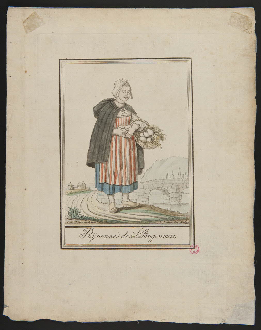 Labrousse L. ; André Grasset de Saint-Sauveur ; Gihaut frères (imprime imagerie ancienne Paysanne de l'Angoumois Paris 1796 1938.1.3 Photo