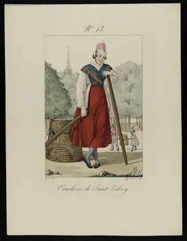 Georges-Jacques Gatine ; Louis-Marie Lanté ; Crapelet (impri partie d'un ensemble d'estampes Cauchoise de Saint Valéry Paris 1827 1938.1.30 Photo