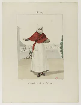 Georges-Jacques Gatine ; Louis-Marie Lanté ; Crapelet (impri partie d'un ensemble d'estampes Ecaillère du Hâvre. Paris 1827 1938.1.31  Photo