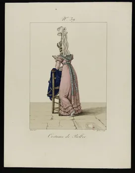 Georges-Jacques Gatine ; Louis-Marie Lanté ; Crapelet (impri partie d'un ensemble d'estampes Costume de Bolbec Paris 1827 1938.1.33  Photo