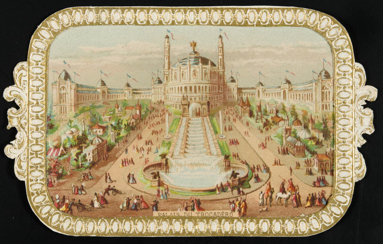 estampe PALAIS DU TROCADERO 1878 1938.10.12 Photo