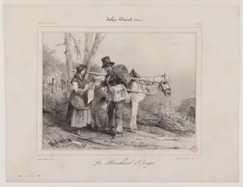 Jules J. David ; Aubert et Cie estampe Le Marchand d'Images Paris 1834-1885 1938.11.28 Photo