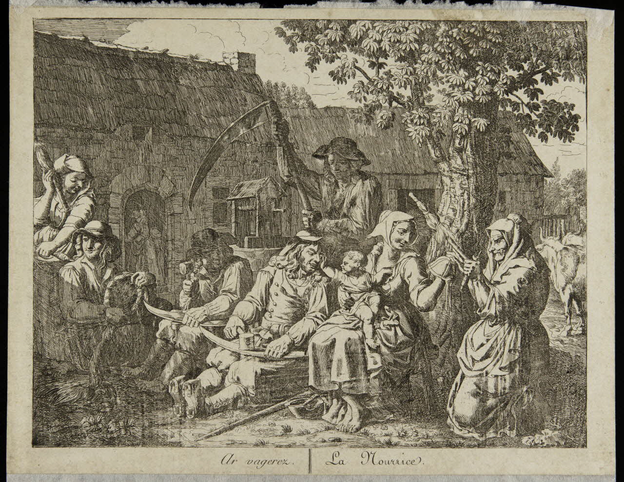 estampe La Nourrice. 1938.11.33.2 Photo