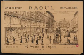 estampe MD. DE CHEVEUX RAOUL FABQUE. DE POSTICHES 1938.11.61  Photo
