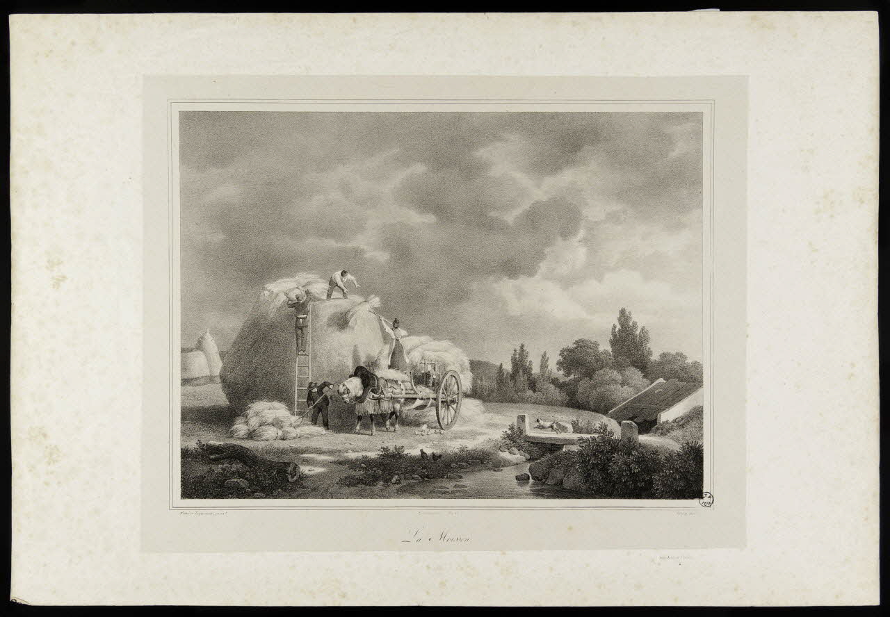 estampe La Moisson 1938.11.98 Photo