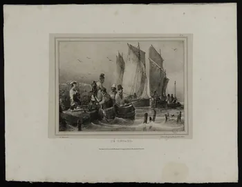 Mozin Charles Louis ; Georges J. Frey estampe LE DEPART. Paris 1824-1834 1938.14.11 Photo