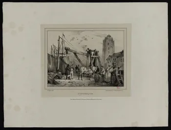 Victor Adam ; Feillet estampe DUNKERQUE. Paris 1822-1832 1938.14.13 Photo