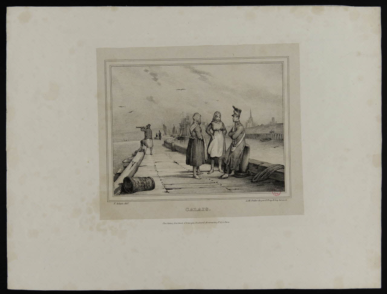 Victor Adam ; Feillet estampe CALAIS. Paris 1822-1832 1938.14.15 Photo