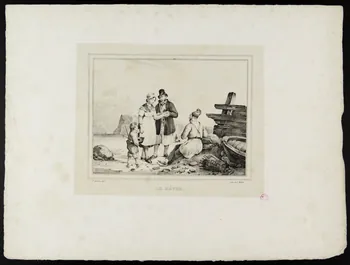 Victor Adam ; Charles C. Motte estampe LE HAVRE. Paris 1827 1938.14.2 Photo