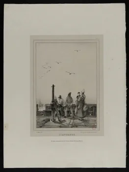 Mozin Charles Louis ; Georges J. Frey estampe L'ATTENTE. Paris 1824-1834 1938.14.3 Photo