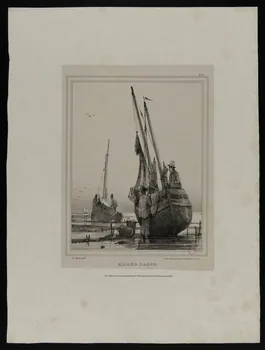 Mozin Charles Louis ; Georges J. Frey estampe MAREE BASSE. Paris 1824-1834 1938.14.9 Photo