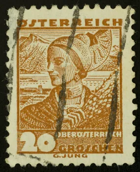 Jung G. timbre OSTERREICH  OBEROSTERREICH Autriche 1938 1938.16.13 Photo