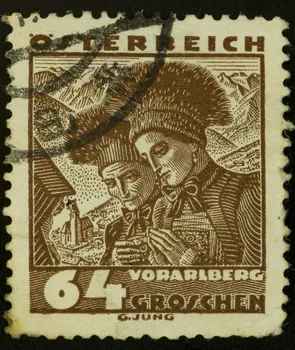 Jung G. timbre OSTERREICH  GROSCHEN Autriche 1938 1938.16.19 Photo
