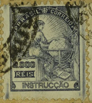 timbre BRASIL CORREIO  INSTRUCCAO Brésil 1938 1938.16.30 Photo