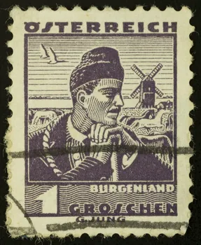Jung G. timbre OSTERREICH  BURGENLAND Autriche 1938 1938.16.6  Photo