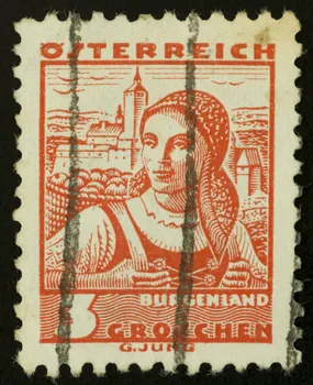 Jung G. timbre OSTERREICH  BURGENLAND Autriche 1938 1938.16.7 Photo