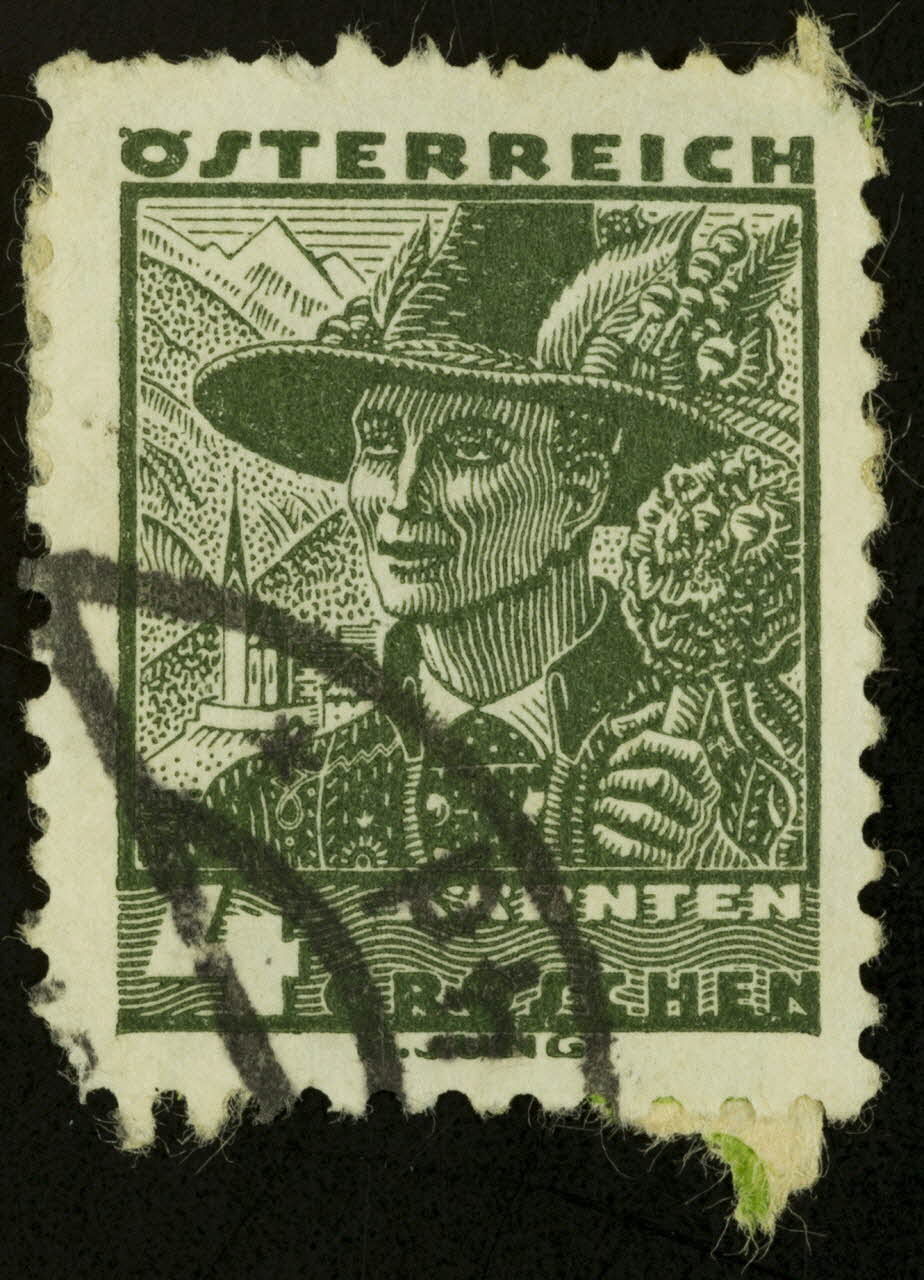 Jung G. timbre OSTERREICH  KARNTEN Autriche 1938 1938.16.8  Photo