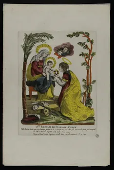 Jean-François Picard ; Marie-Françoise Guérin estampe STE ROSALIE DE PALERME VIERGE Caen 1809-1831 1938.25.102  Photo