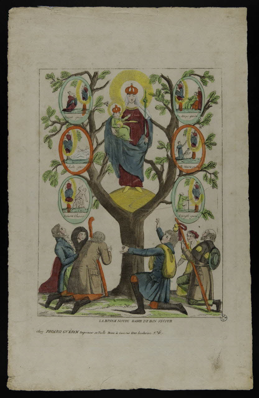 Jean-François Picard ; Marie-Françoise Guérin imagerie ancienne LA BONNE NOTRE DAME DE BON SECOUR Caen 1809-1831 1938.25.105 Photo