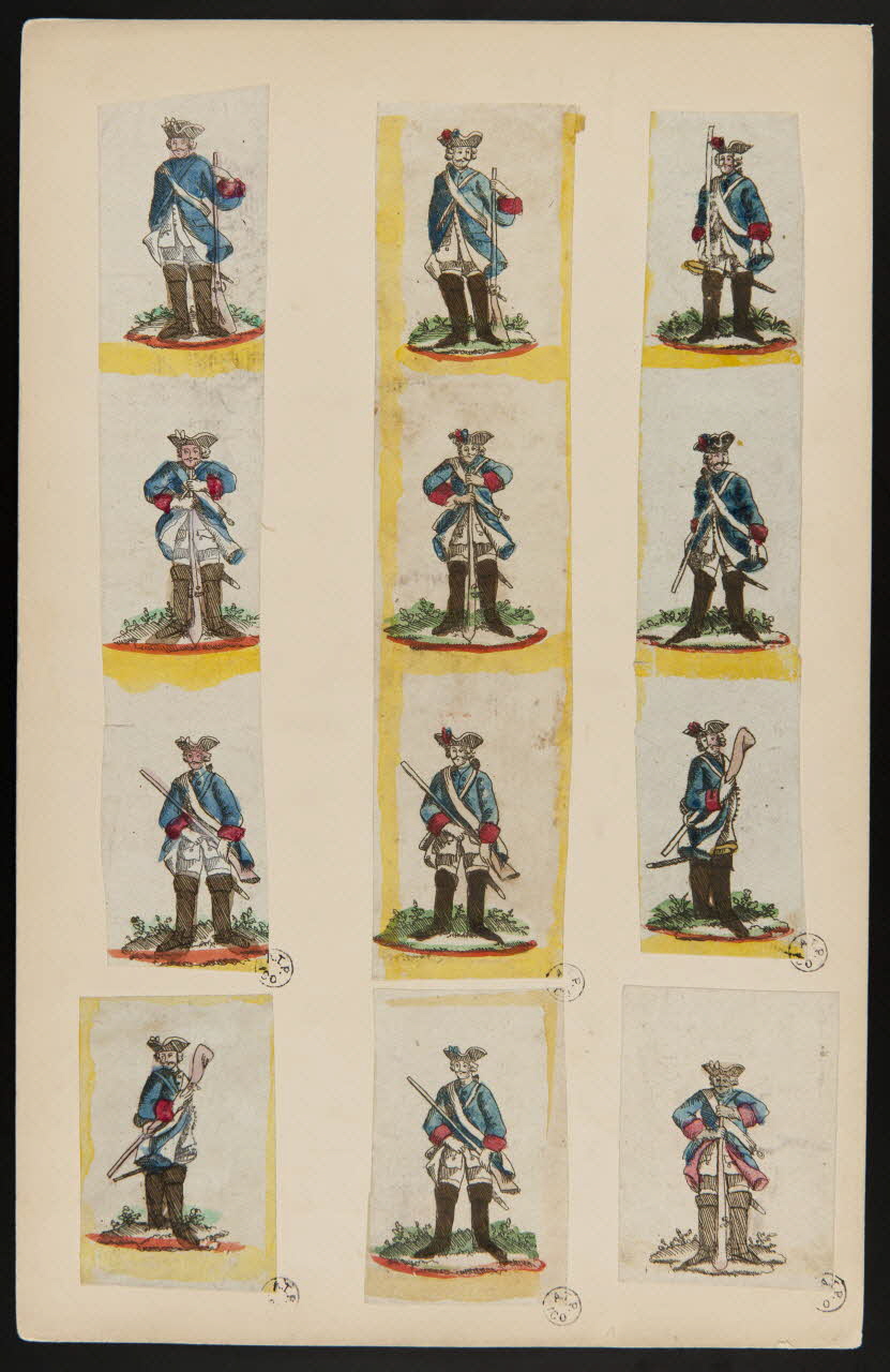 frise Fantassins du XVIIIe siècle France 1750-1790 1938.25.108 Photo
