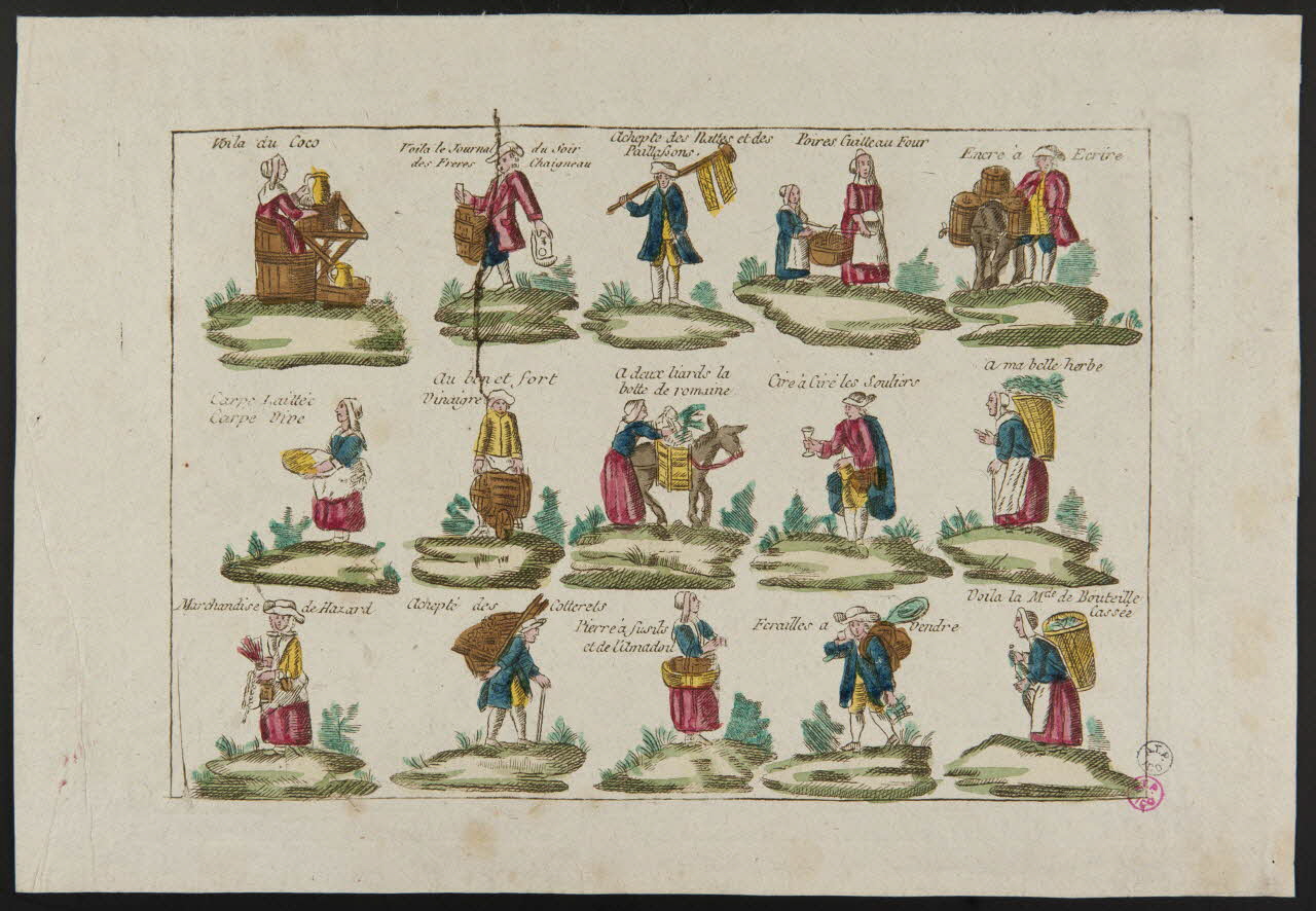 Jean planche LES CRIS DE PARIS Paris 1792-1820 1938.25.111 Photo