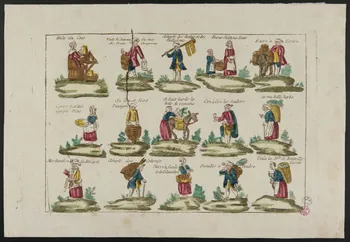 Jean planche LES CRIS DE PARIS Paris 1792-1820 1938.25.111 Photo