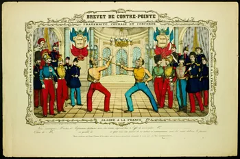 Gangel et Didion brevet BREVET DE CONTRE-POINTE Metz 1858-1868 1938.25.125  Photo