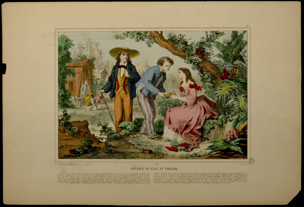 Pellerin suite ENFANCE DE PAUL ET VIRGINIE. Lorraine, France 1875-1878 1938.25.132 Photo