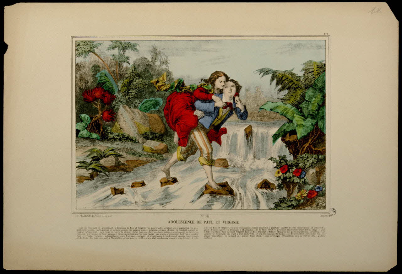 Pellerin suite ADOLESCENCE DE PAUL ET VIRGINIE. Lorraine, France 1875-1878 1938.25.133 Photo