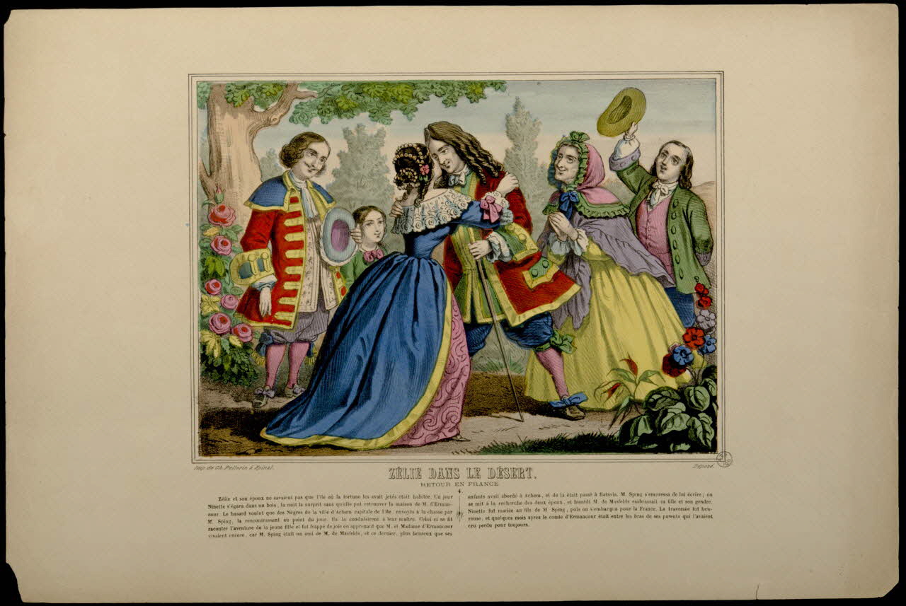 Pellerin suite ZELIE DANS LE DESERT.  RETOUR EN FRANCE. Lorraine, France 1852-1900 1938.25.139 Photo