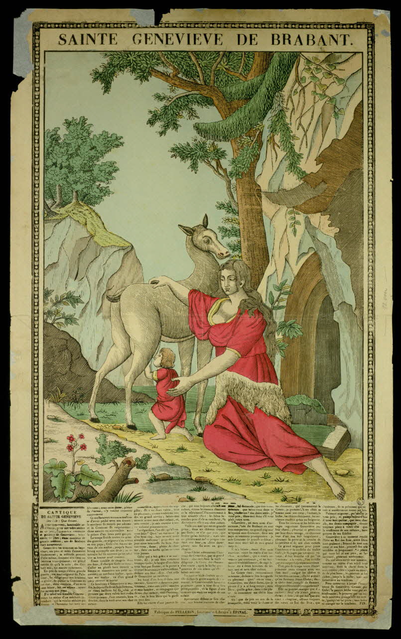 Pellerin estampe SAINTE GENEVIEVE DE BRABANT. Lorraine, France 1938 1938.25.16 Photo