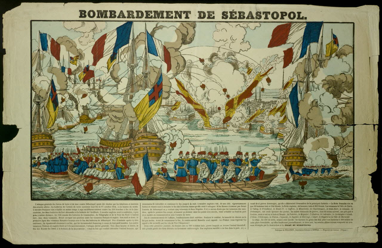 estampe BOMBARDEMENT DE SEBASTOPOL. 1938.25.25 Photo